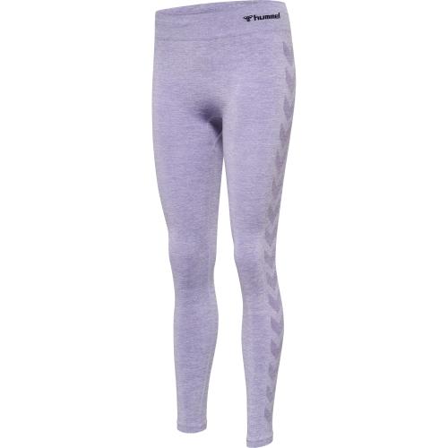 Hummel Hmlci Seamless Mid Waist Tights - lavender melange (Grösse: XL) von Hummel