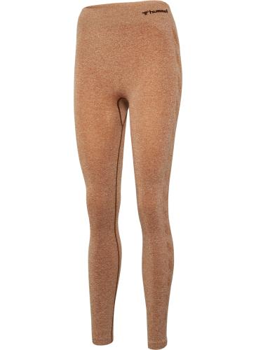 Hummel Hmlci Seamless Mid Waist Tights - mocha bisque melange (Grösse: XL) von Hummel