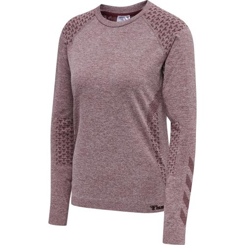 Hummel Hmlci Seamless T-Shirt L/S - nocturne melange (Grösse: XS) von Hummel