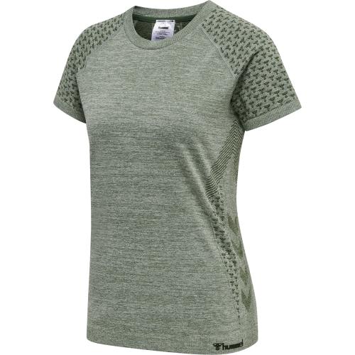 Hummel Hmlci Seamless T-Shirt - thyme melange (Grösse: XS) von Hummel