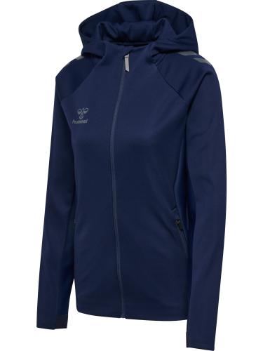 Hummel Hmlcima 2.0 Zip Hoodie Woman - marine (Grösse: 2XL) von Hummel