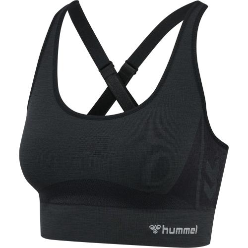 Hummel Hmlclea Seamless Sports Top - black melange (Grösse: XS) von Hummel