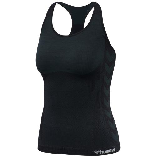 Hummel Hmlclea Seamless Top - black melange (Grösse: L) von Hummel