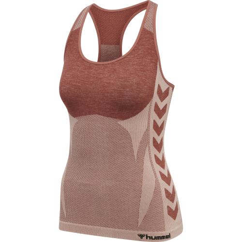 Hummel Hmlclea Seamless Top - withered rose/rose tan melange (Grösse: L) von Hummel