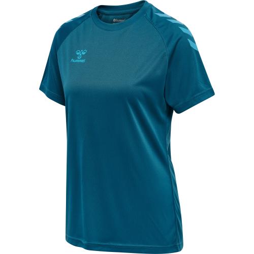 Hummel Hmlcore Xk Core Poly T-Shirt S/S Woman - blue coral (Grösse: XL) von Hummel