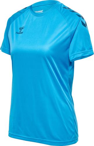 Hummel Hmlcore Xk Core Poly T-Shirt S/S Woman - blue danube (Grösse: 2XL) von Hummel