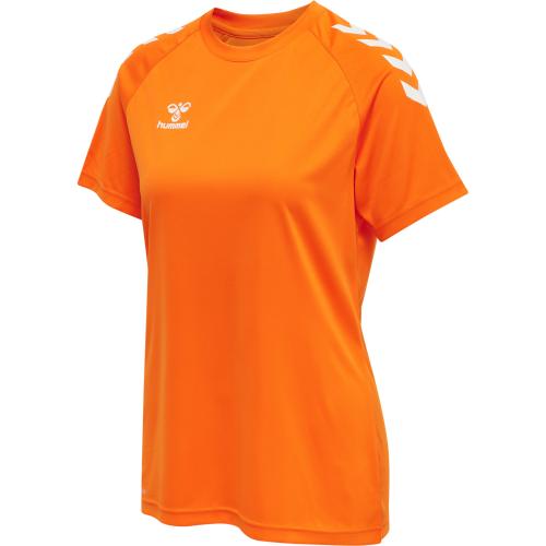 Hummel Hmlcore Xk Core Poly T-Shirt S/S Woman - orange tiger (Grösse: XS) von Hummel