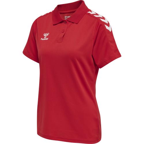 Hummel Hmlcore Xk Functional Polo Woman - true red (Grösse: S) von Hummel