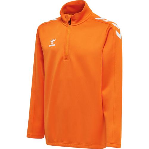 Hummel Hmlcore Xk Half Zip Poly Sweat Kids - orange tiger (Grösse: 176) von Hummel