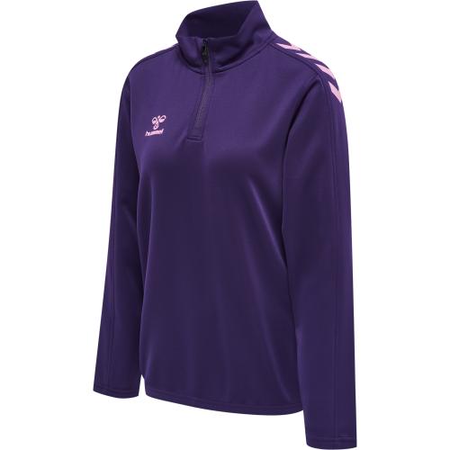 Hummel Hmlcore Xk Half Zip Sweat Woman - acai (Grösse: M) von Hummel