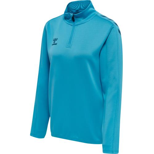 Hummel Hmlcore Xk Half Zip Sweat Woman - blue danube (Grösse: S) von Hummel