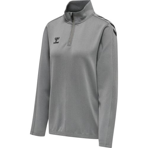 Hummel Hmlcore Xk Half Zip Sweat Woman - grey melange (Grösse: L) von Hummel