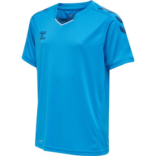 Hummel Hmlcore Xk Poly Jersey S/S Kids - blue danube (Grösse: 164) von Hummel