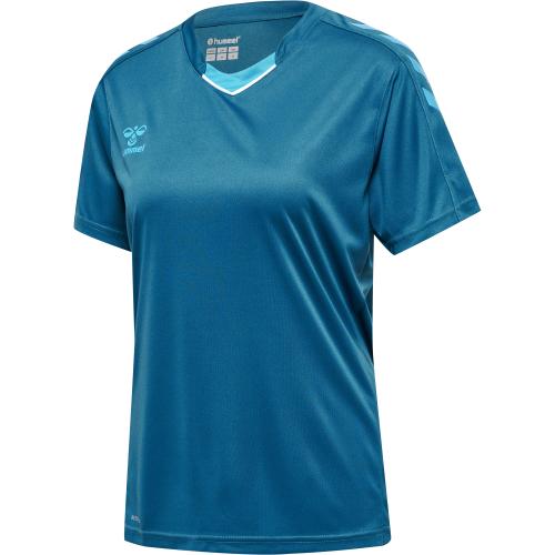 Hummel Hmlcore Xk Poly Jersey S/S Woman - blue coral (Grösse: 2XL) von Hummel