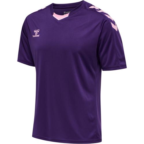 Hummel Hmlcore Xk Poly Jersey S/S - acai (Grösse: M) von Hummel