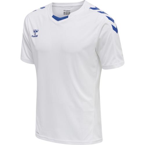 Hummel Hmlcore Xk Poly Jersey S/S - white/true blue (Grösse: S) von Hummel