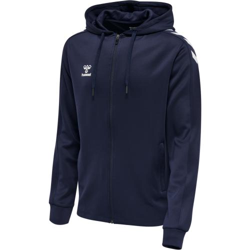 Hummel Hmlcore Xk Poly Zip Hood Sweat - marine (Grösse: 3XL) von Hummel