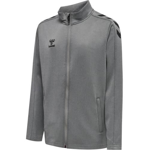 Hummel Hmlcore Xk Poly Zip Sweat Kids - grey melange (Grösse: 140) von Hummel