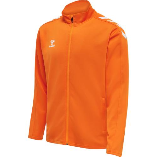 Hummel Hmlcore Xk Poly Zip Sweat - orange tiger (Grösse: M) von Hummel