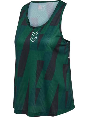 Hummel Hmlcourt Aop Light Weight Tanktop W - rain forest (Grösse: L) von Hummel