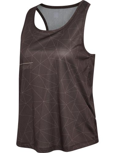 Hummel Hmlcourt Aop Light Weight Tanktop W - turkish coffee (Grösse: M) von Hummel