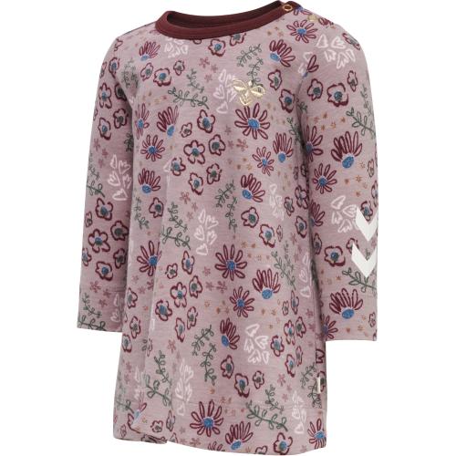 Hummel Hmlcrayon Dress L/S - woodrose (Grösse: 92) von Hummel