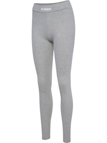 Hummel Hmlelemental Cotton Hw Tights - grey melange (Grösse: XL) von Hummel