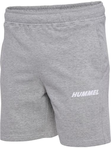 Hummel Hmlelemental Cotton Shorts - grey melange (Grösse: 2XL) von Hummel