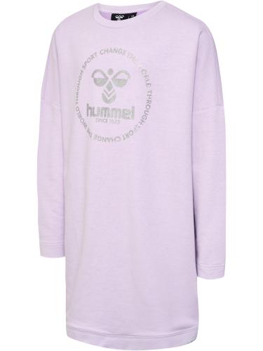 Hummel Hmlelly Dress L/S - orchid petal (Grösse: 140) von Hummel