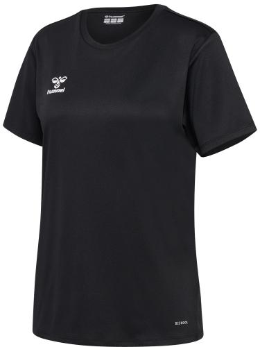 Hummel Hmlessential Jersey S/S Woman - black (Grösse: S) von Hummel