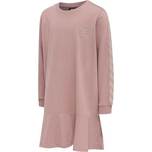 Hummel Hmlevelyn Dress L/S - woodrose (Grösse: 110) von Hummel