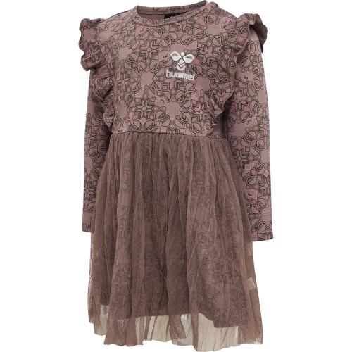 Hummel Hmlfia Dress L/S - deep taupe (Grösse: 80) von Hummel