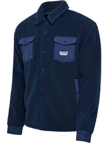 Hummel Hmlfleece Overshirt Sportswear - dress blues (Grösse: L) von Hummel