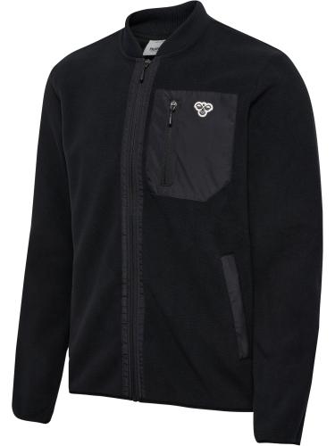 Hummel Hmlfleece Zip Jacket Bee - black (Grösse: L) von Hummel