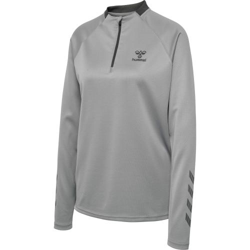 Hummel Hmlgg12 Action Half Zip Sweat Woman - alloy (Grösse: 2XL) von Hummel