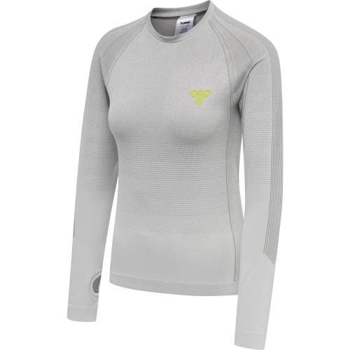 Hummel Hmlgg12 Training Seamless L/S Woman - alloy melange (Grösse: 2XL) von Hummel