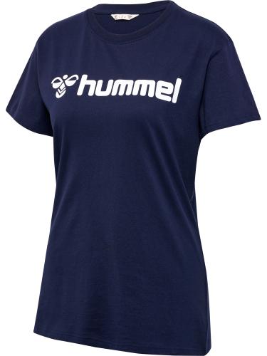Hummel Hmlgo 2.0 Logo T-Shirt S/S Woman - marine (Grösse: S) von Hummel
