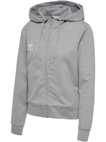 Hummel Hmlgo 2.0 Zip Hoodie Woman - grey melange (Grösse: XS) von Hummel