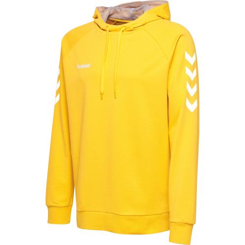 Hummel Hmlgo Cotton Hoodie - sports yellow (Grösse: 2XL) von Hummel