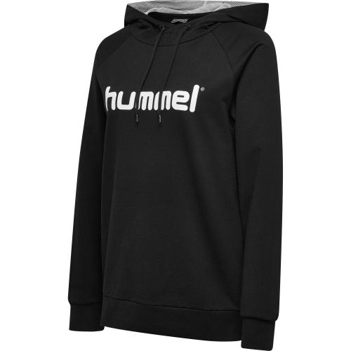 Hummel Hmlgo Cotton Logo Hoodie Woman - black (Grösse: S) von Hummel