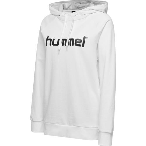 Hummel Hmlgo Cotton Logo Hoodie Woman - white (Grösse: XS) von Hummel