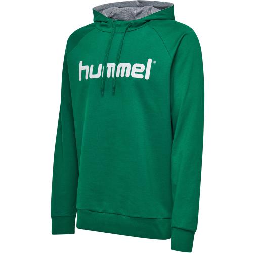 Hummel Hmlgo Cotton Logo Hoodie - evergreen (Grösse: S) von Hummel
