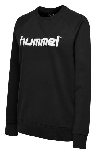 Hummel Hmlgo Cotton Logo Sweatshirt Woman - black (Grösse: S) von Hummel