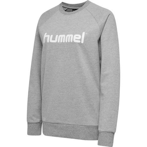 Hummel Hmlgo Cotton Logo Sweatshirt Woman - grey melange (Grösse: L) von Hummel