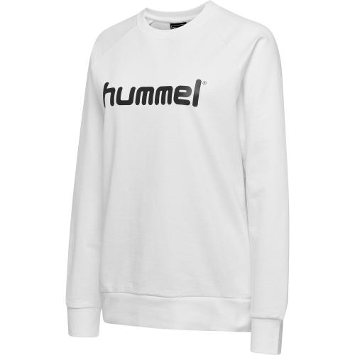 Hummel Hmlgo Cotton Logo Sweatshirt Woman - white (Grösse: M) von Hummel