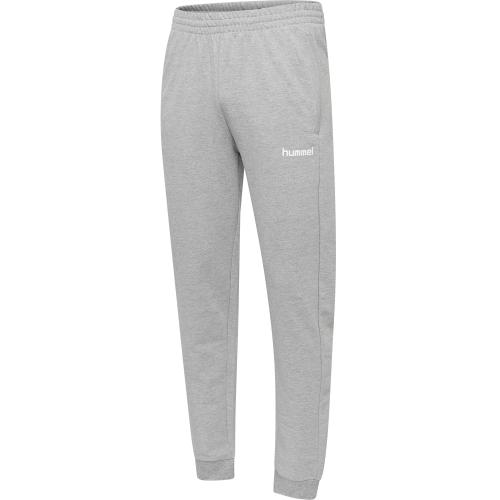 Hummel Hmlgo Cotton Pant - grey melange (Grösse: 3XL) von Hummel