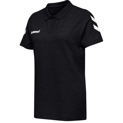 Hummel Hmlgo Cotton Polo Woman - black (Grösse: S) von Hummel