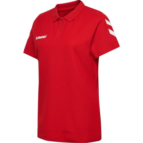 Hummel Hmlgo Cotton Polo Woman - true red (Grösse: L) von Hummel