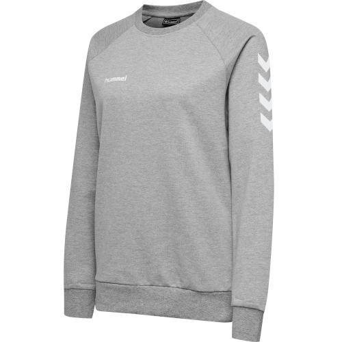 Hummel Hmlgo Cotton Sweatshirt Woman - grey melange (Grösse: XS) von Hummel