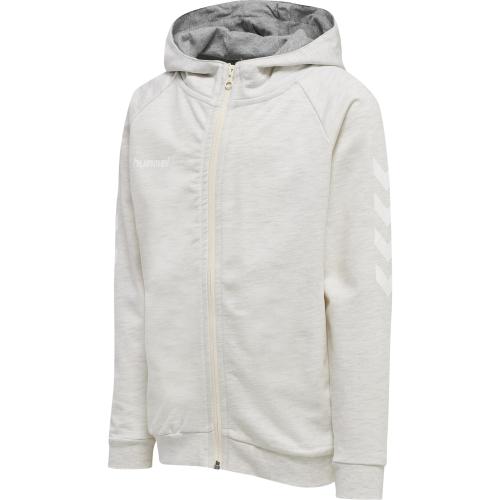 Hummel Hmlgo Cotton Zip Hoodie Woman - egret melange (Grösse: L) von Hummel